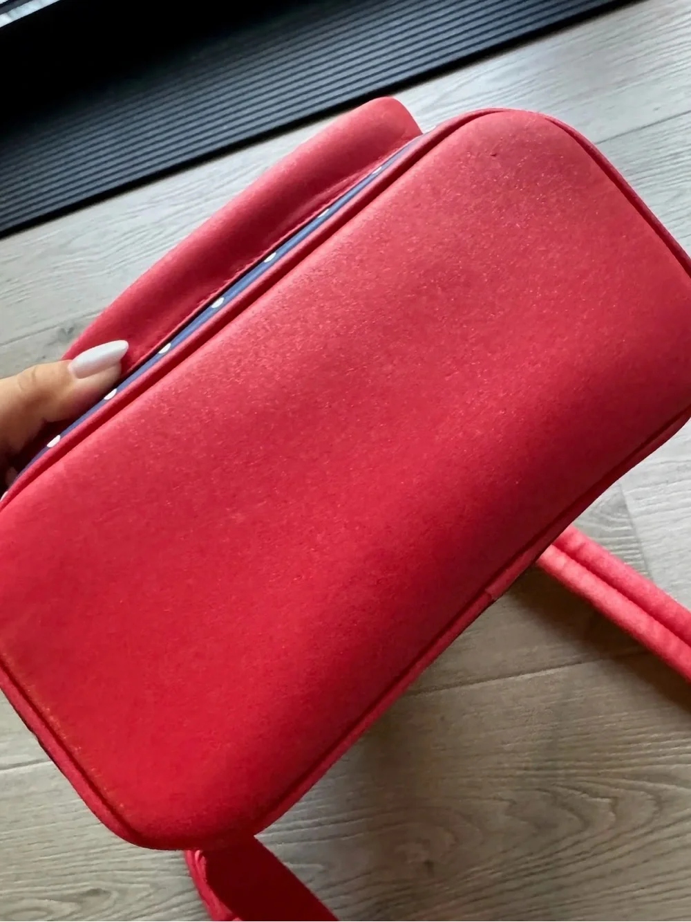 Loungfly Hello Kitty Red, White & Navy Mini Backpack